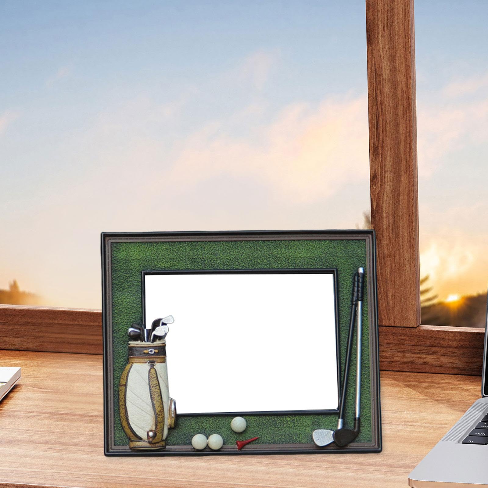 Espositore da Tavolo per Foto di Golf, Espositore Fai da Te per Ornamenti, Vetrina per Regali, Supporto per Foto da Scrivania, Ufficio, papà, Donne, 8 inch Horizontal