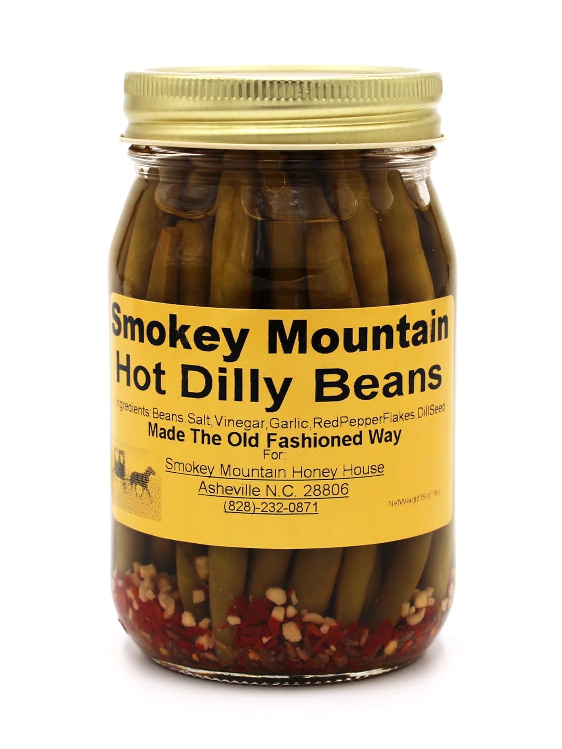 Smokey Mountain Honey House Hot Dilly Beans Homestyle