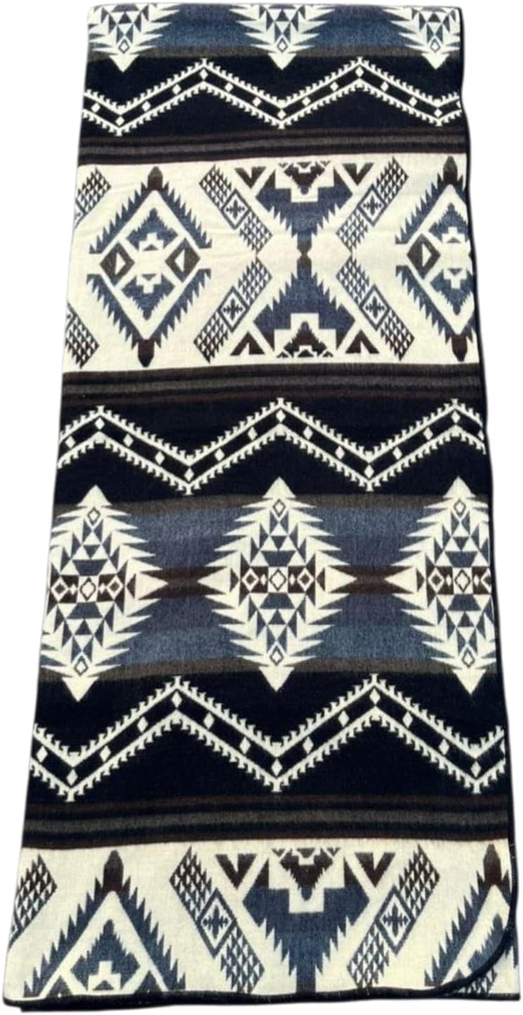 Alpaca Blanket Throw 78x47 in | Ultra Soft, Non-Itchy & Breathable | Premium Alpaca Wool Blanket | Warm, Hypoallergenic Natural Fiber | Handmade Luxury Throw for Sofa, Bed or Travel (Black Gray)