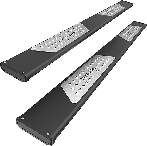 YITAMOTOR - Estribos de 6.5 pulgadas compatibles con 2019-2021 Chevy SilveradoGMC Sierra 1500 de 2 filas y 4 puertas, 2020-2021 SilveradoSierra