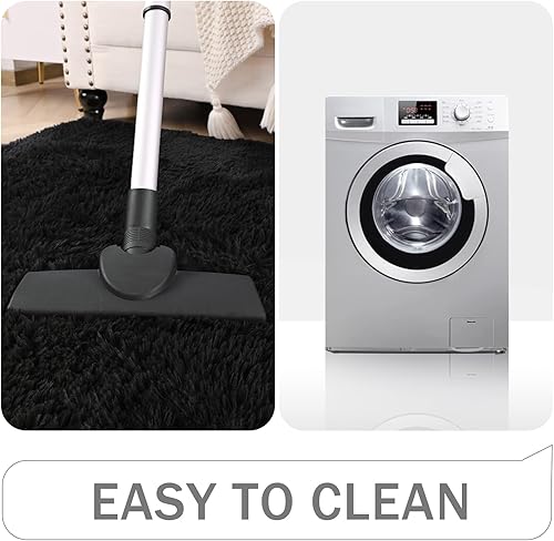 Miniatura 49 de Amearea Alfombra suave y esponjosa de alta calidad, moderna, 5 x 7 pies, alfombras de felpa mullida para sala de estar, dormitorio, habitación