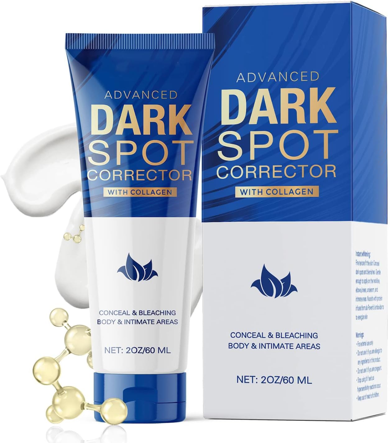 Dark Spot Remover for Face and Body: Corrector for Age, Sun, Freckle, Melasma, Brown Spots - Niacinamide, Vitamin C Formula - Use on Face, Hands, Underarms, Legs - 2 Oz