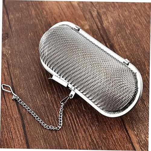 Miniatura 5 de 2 unids acero inoxidable condimento bola café filtro café filtro metal acero inoxidable filtro cesta especias acero inoxidable té colador infusor té