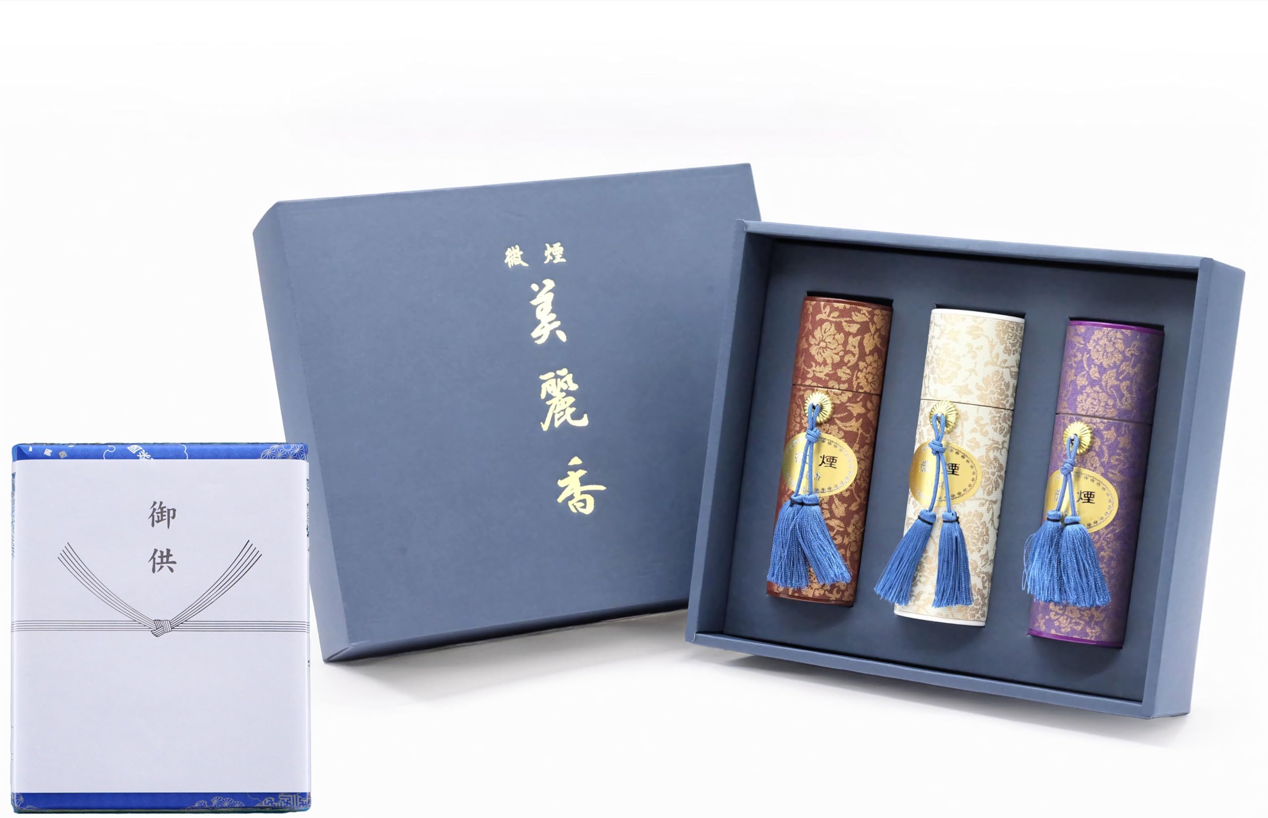 Amazon｜【美麗香三種香】お線香セット 煙の少ない微煙タイプ 沈香 