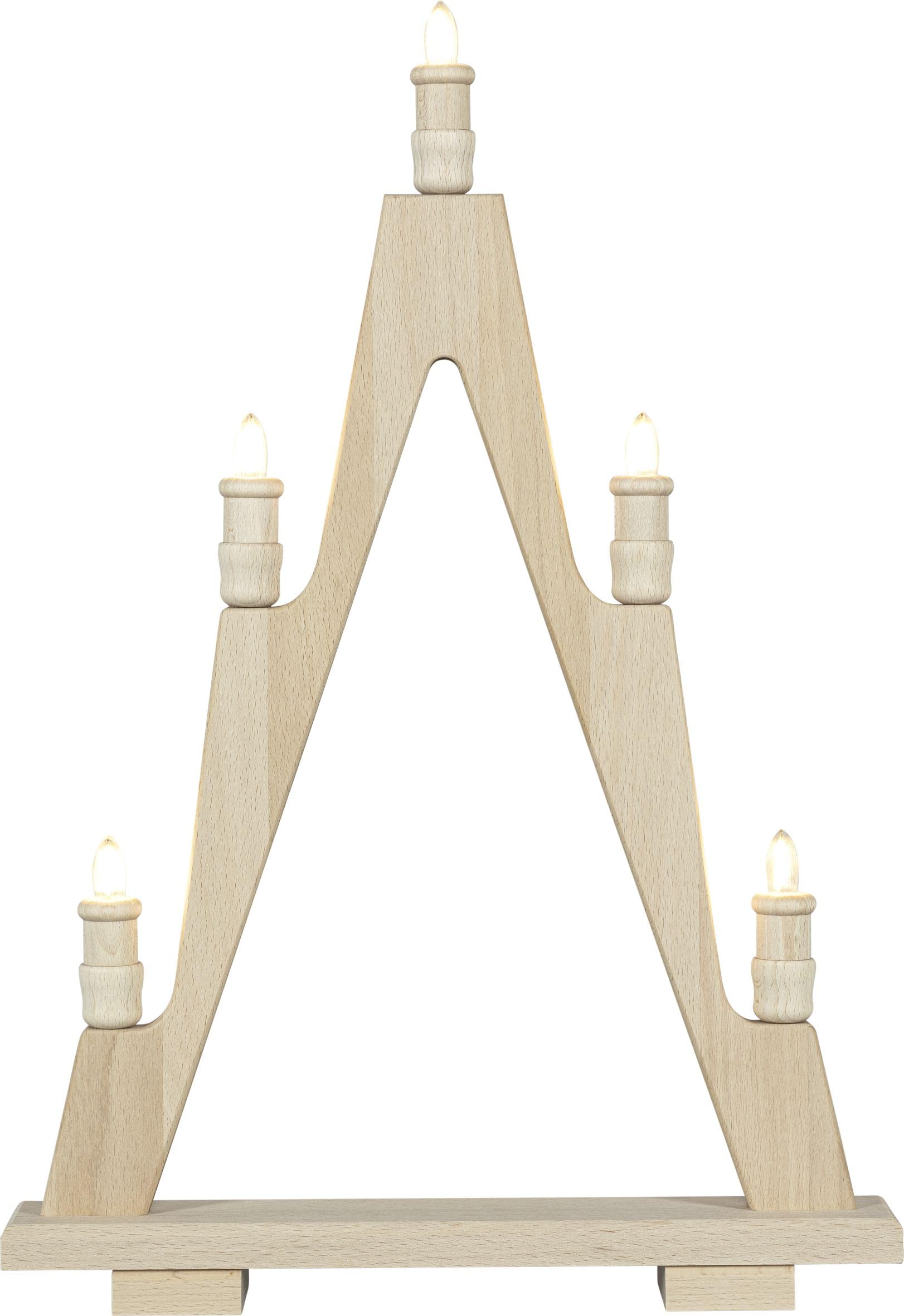 Pointe lumineuse non équipée Rudolphs Schatzkiste éclairage LED blanc chaud 35x51,5cm