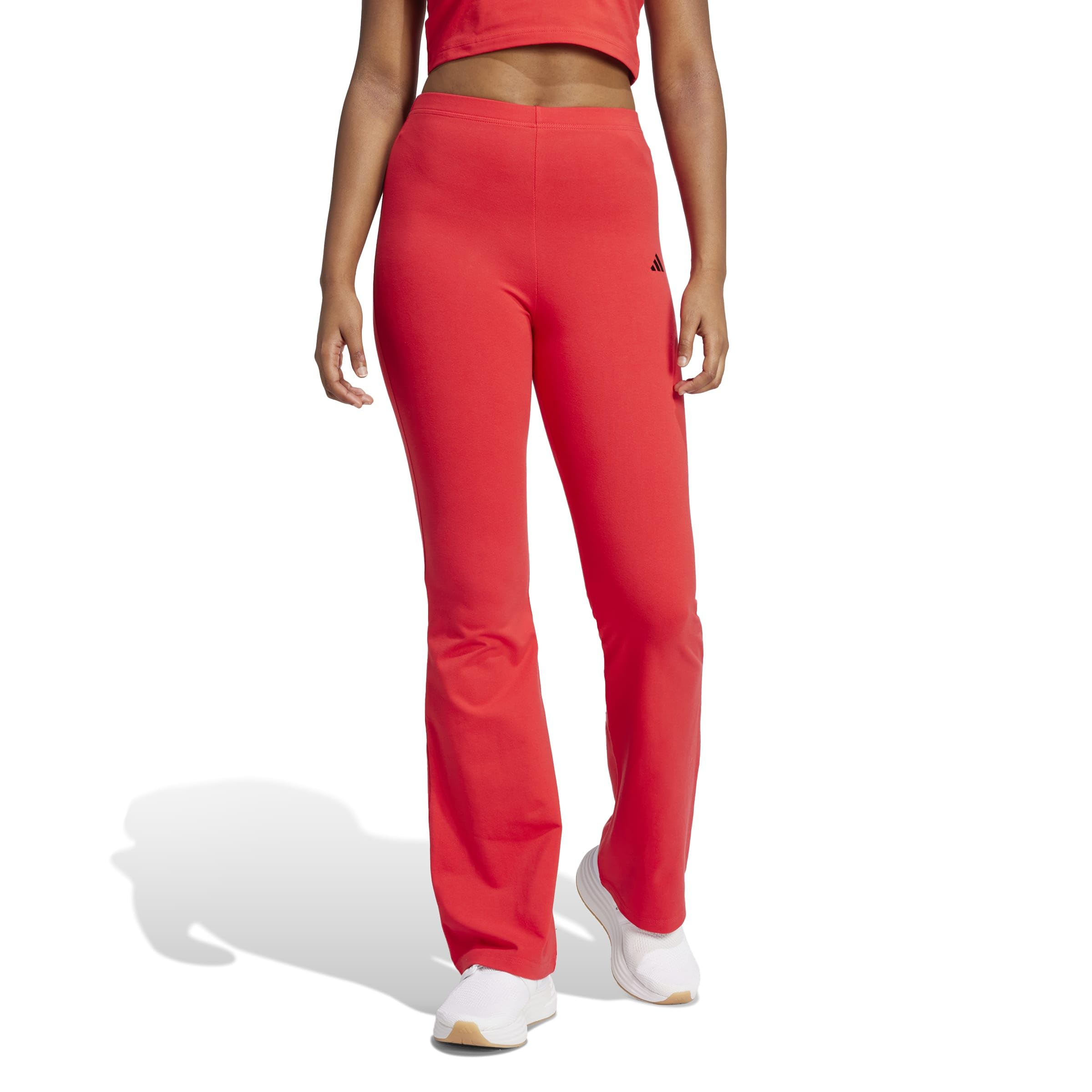 Adidas Essentials Small Logo Flared Leggings - Leggings - Essentials Legging évasé avec Petit Logo - Femme