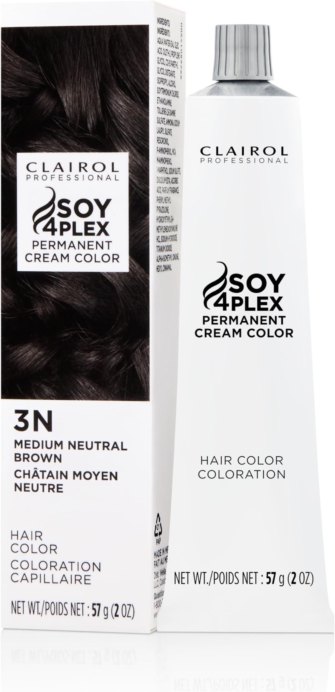 Permanent Cream Hair Color | Blonde, Brown, Black, & Red-Violet Shades for 100% Gray Coverage | Deep Conditioning & Fade Resistant Results