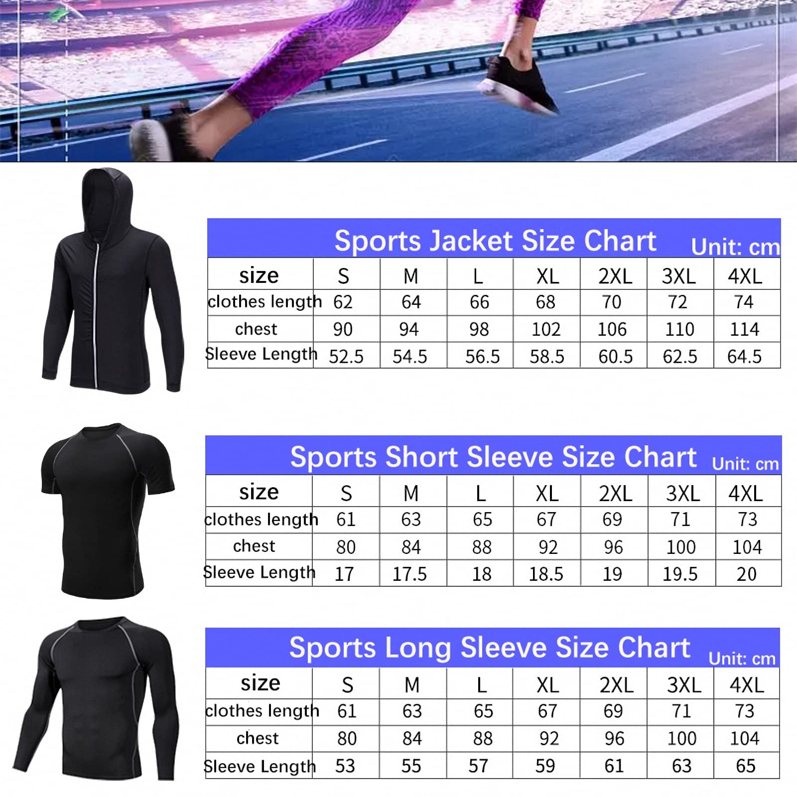 5-częściowy męski zestaw odzieży fitness, oddychająca bluza z kapturem na siłownię, legginsy kompresyjne na zewnątrz