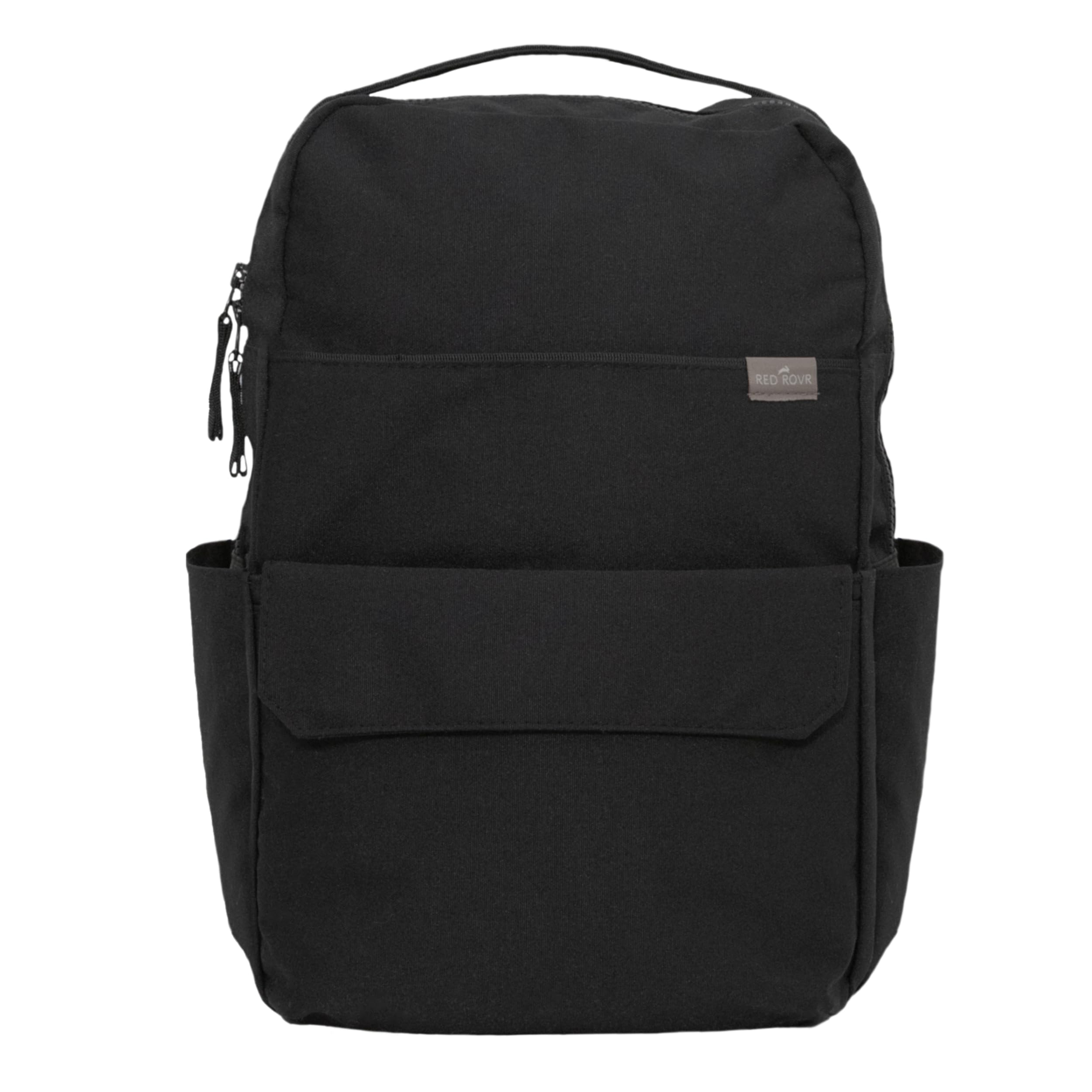 RED ROVR Roo Lightweight 1 LB Diaper Bag Backpack | 11 organizational pockets| Durable & Water-Resistant (Black)