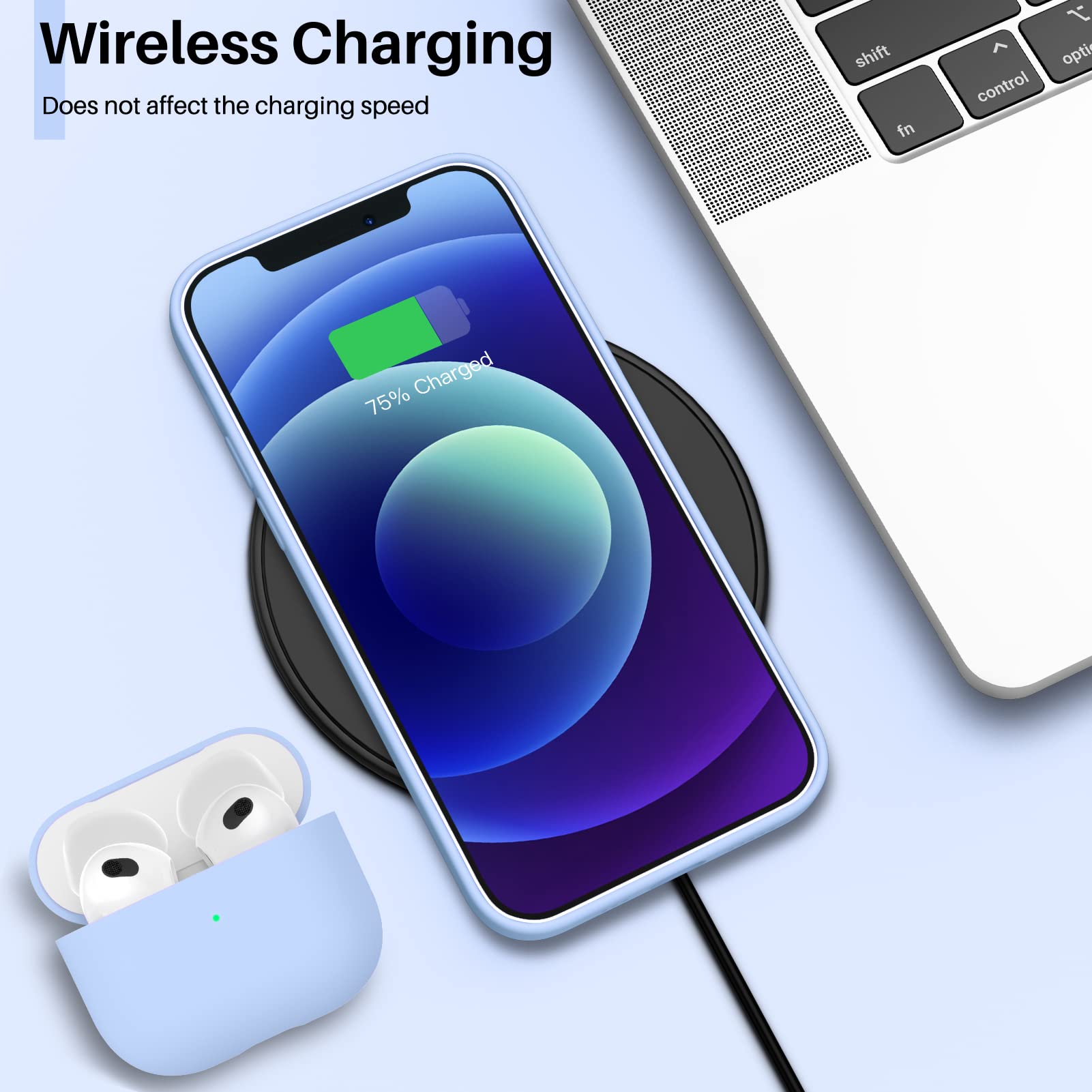 AICase Custodia in silicone Compatibile con iPhone 12,iPhone 12 PRO