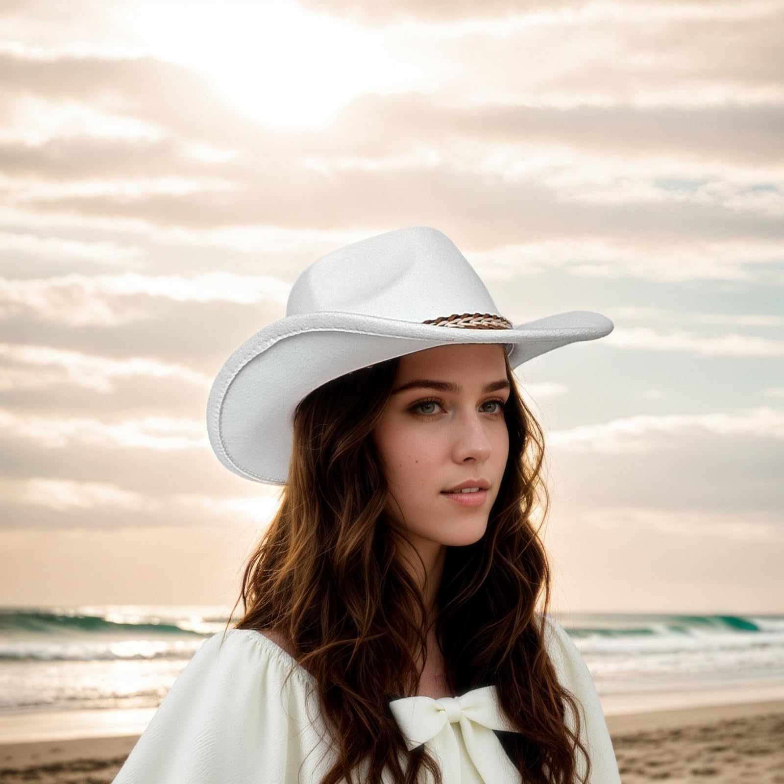 Chapeau Fedora Western Cowboy Cowgirl réglable vintage à large bord pour homme et femme avec bandeau pour fête au quotidien