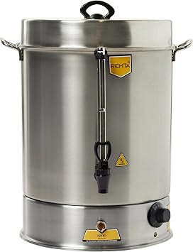 Remta R36 250 Cup Hot Water Vending Machine, 22 L, Silver Color, Stainless Steel, 2200 W