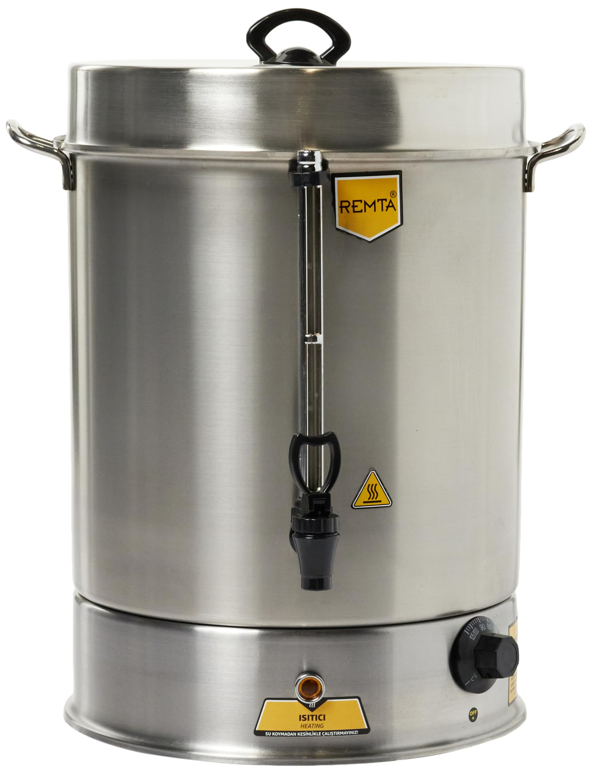Remta R36 250 Bardak Sıcak Su Otomatı, 22 L, Gümüş Rengi, Paslanmaz Çelik, 2200 W