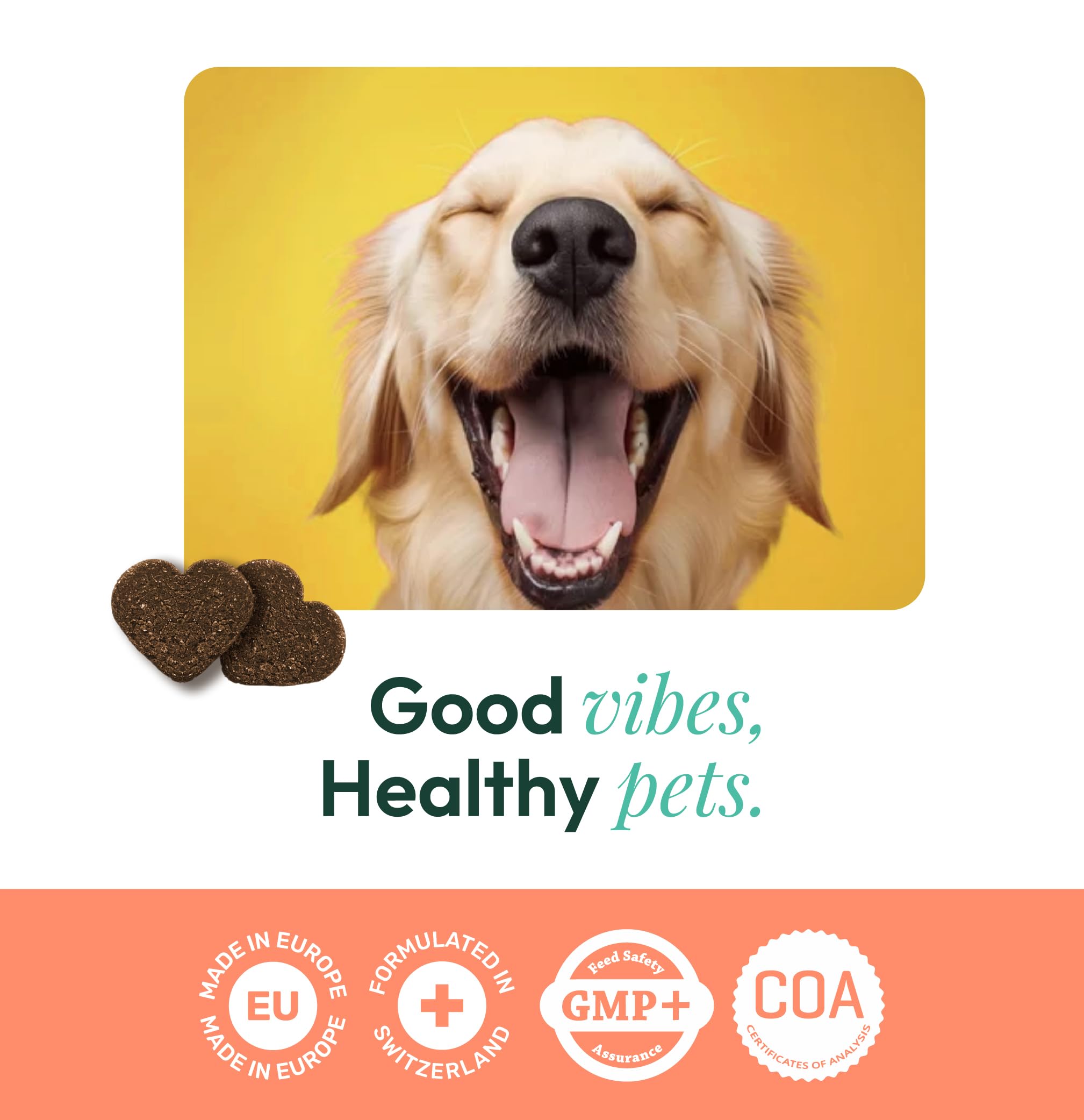Anti Stress Chien Naturel 120 unités (300 g) – Friandises Calmantes avec L-Tryptophane, L-Théanine, Alpha-Casozépine & Ashwagandha – pour Anxiété, Séparation, Voyage et Feux d’Artifice