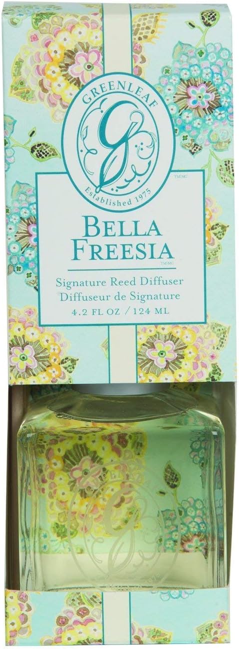 Amazon.com: Bella Freesia Greenleaf Signature Reed Diffuser : Home ...