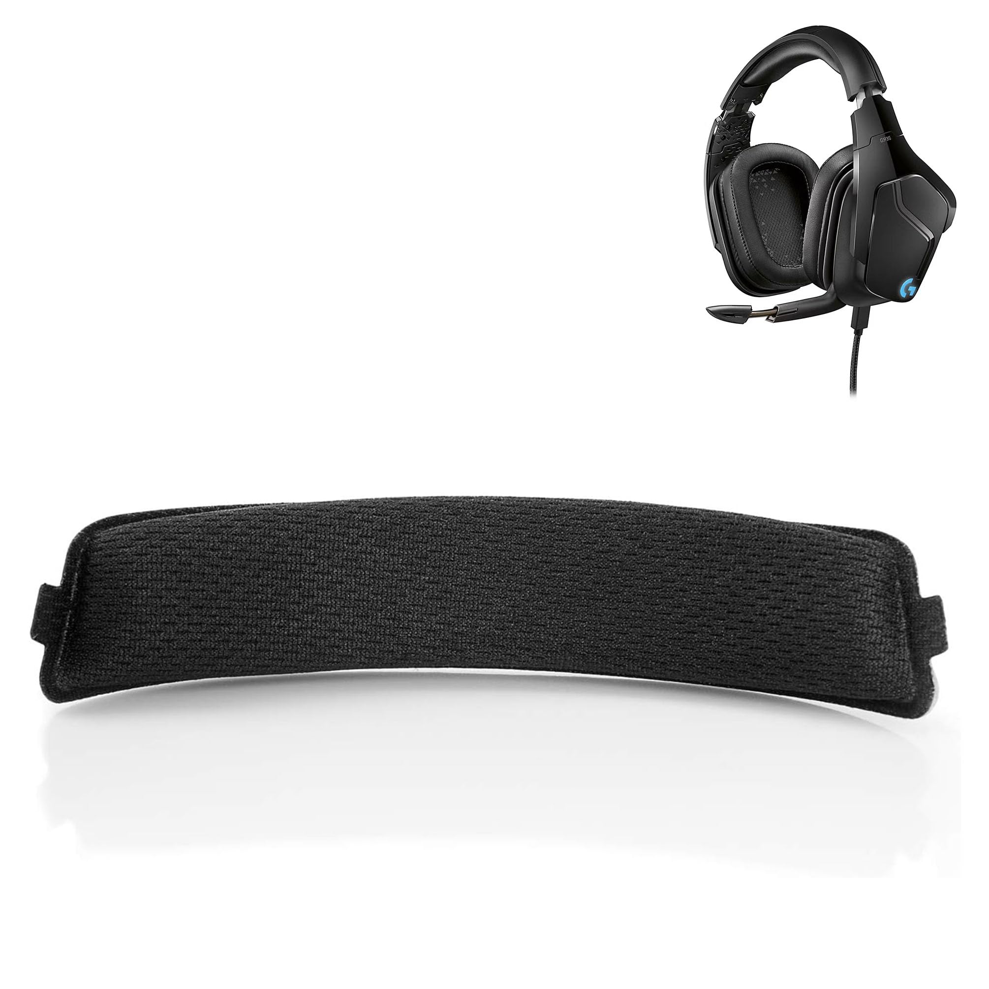 G935 Wireless Gaming Headset Wear-Resistant Fabric Headband Cushion Compatible with Logitech G935 G635 G933 G633 Wireless Gaming Headsets Headband