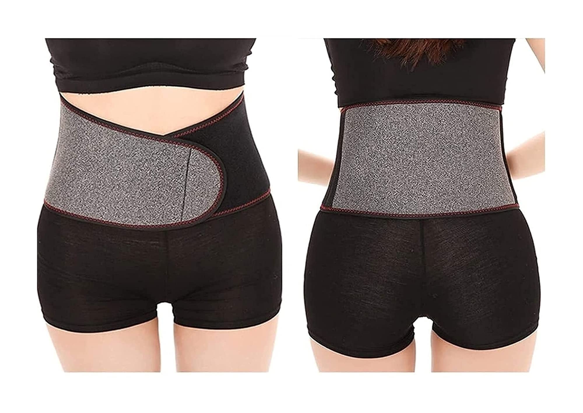 Cinturón de Soporte Lumbar con autocalentamiento para Espalda Baja con imán para aliviar el Dolor, escoliosis, Hernia de Disco, ciática, Enfermedad del Disco