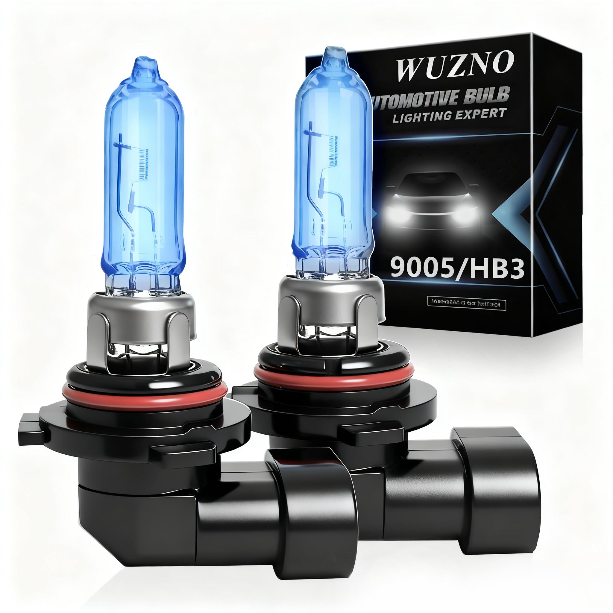 2 Pack 9005 Halogen Headlight Bulb 12V 60W HB3 White 5000k