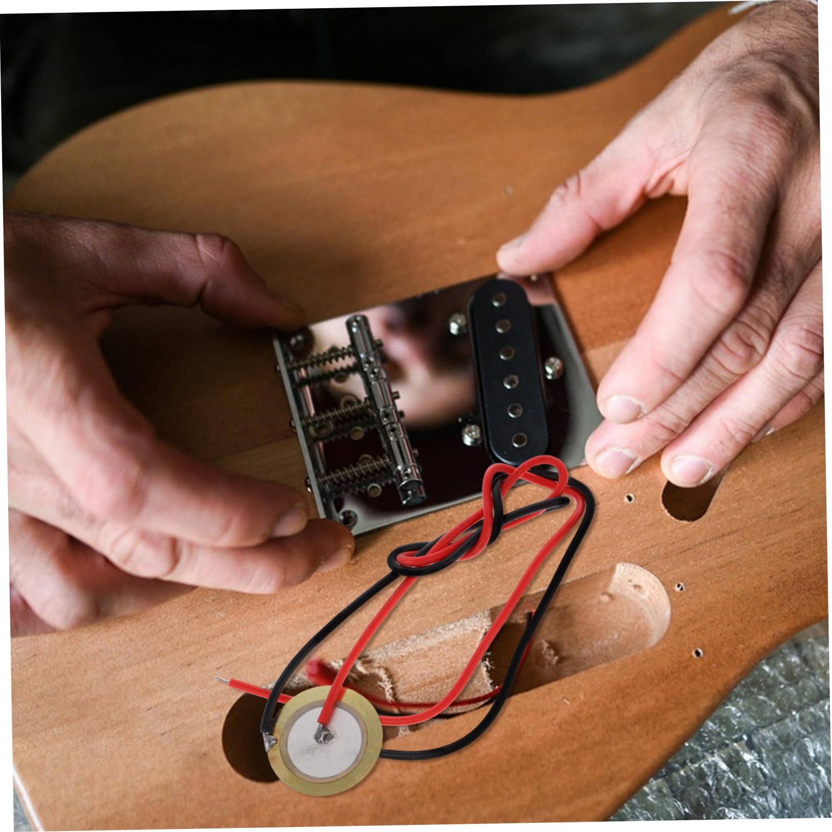 Abaodam Guitar Pickup Switch Elements Sounder Sensor Trigger Pickup Wire for Guitar