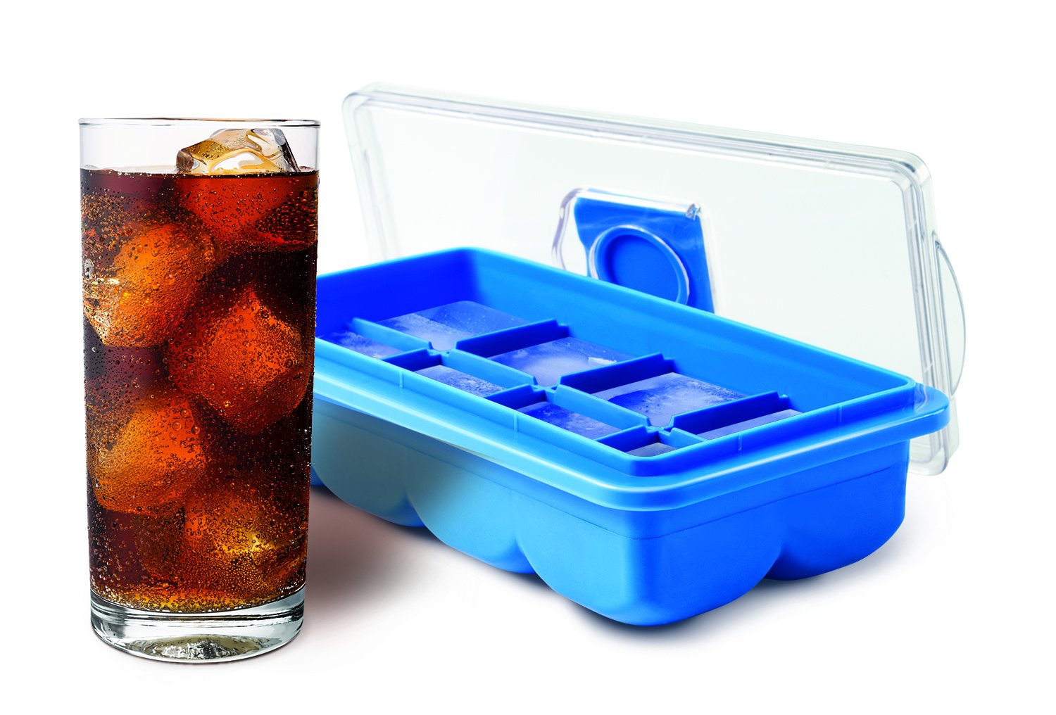 No-Spill Large Ice Cube Tray