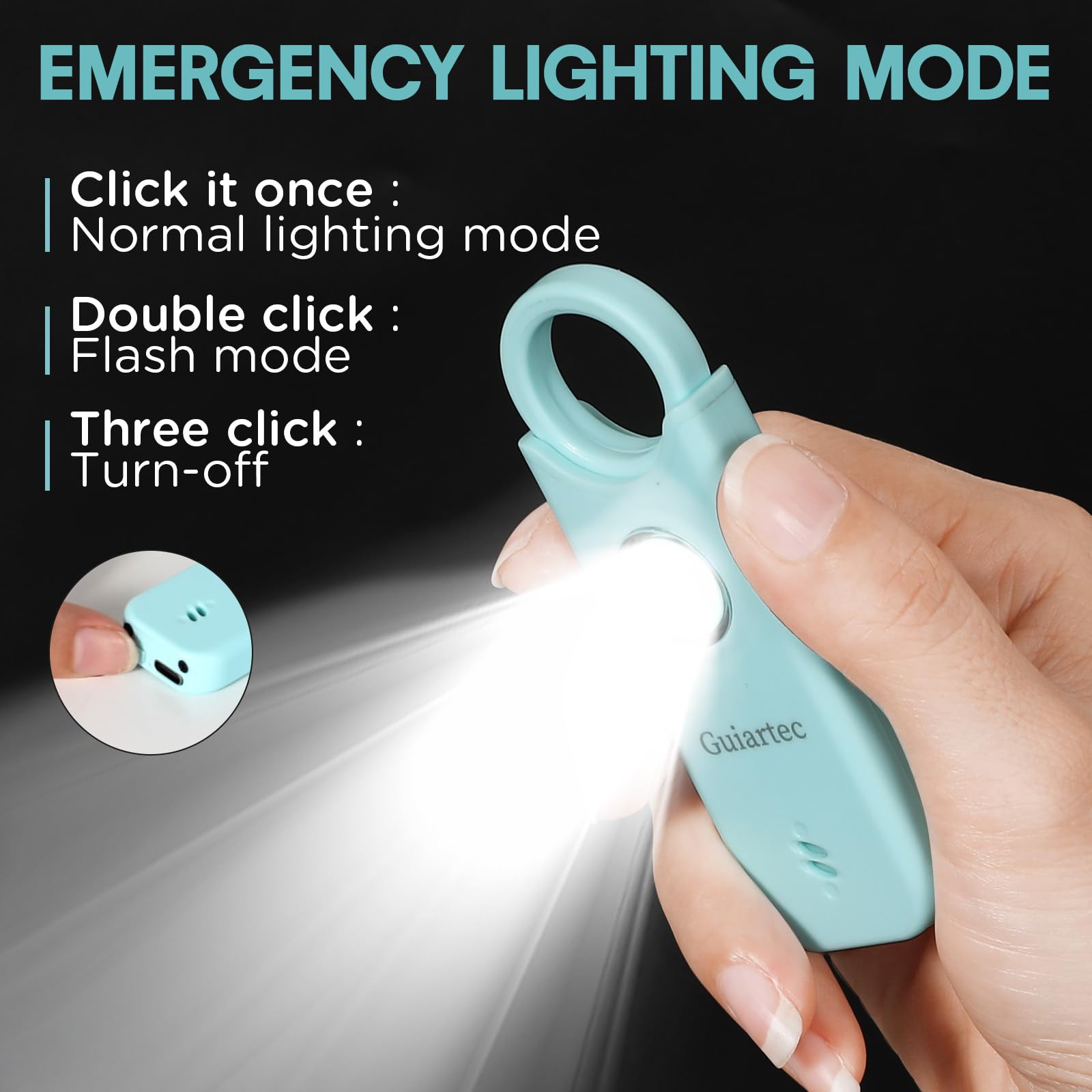Alarme de sécurité personnelle rechargeable pour femme, 135 dB, porte-clés sirène avec lumière stroboscopique à DEL, appareils de sécurité personnels, appareils de sécurité d'urgence, porte-clés,