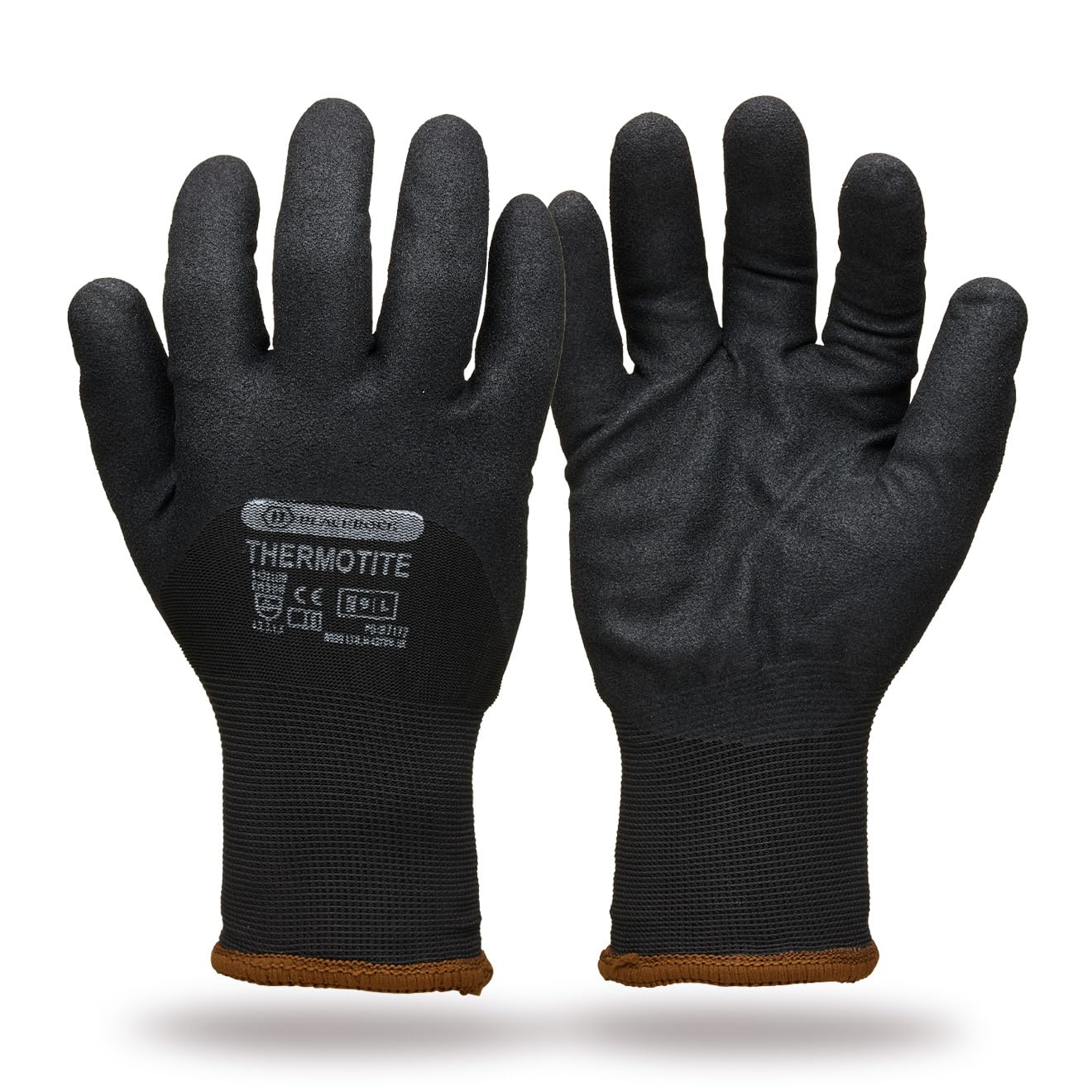 Blackrock Thermotite Thermal Safety Work Gloves With Sandy Nitrile Grip Cold Resistant Protective Gloves EN388 EN511 - Size 10/XL