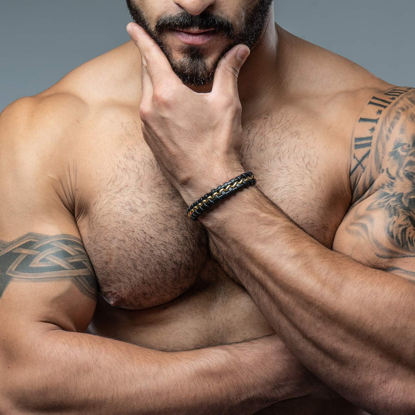 SERASAR Bracciale Premium da Donna | 925 Sterline d'Argento | Placcatura in Vero Oro 18 Carati | Lunghezza Regolabile | Quattro Colori | Portagioie Incluso