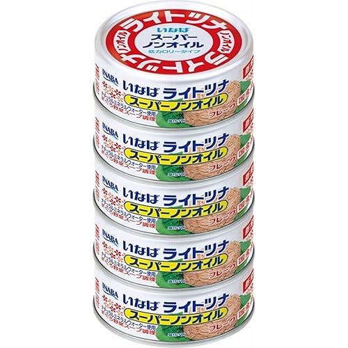 Inaba atún ligero super sin aceite 5 latas P