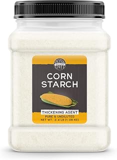 Birch & Meadow Corn Starch 2.4 lb - Premium Thickening Agent for Baking, Canning, Sauces, Soups & Gravies