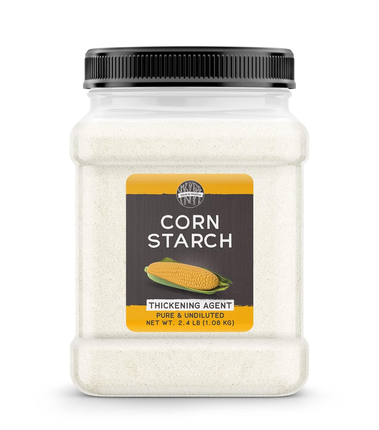 Birch & Meadow Corn Starch 2.4 lb - Premium Thickening Agent for Baking, Canning, Sauces, Soups & Gravies