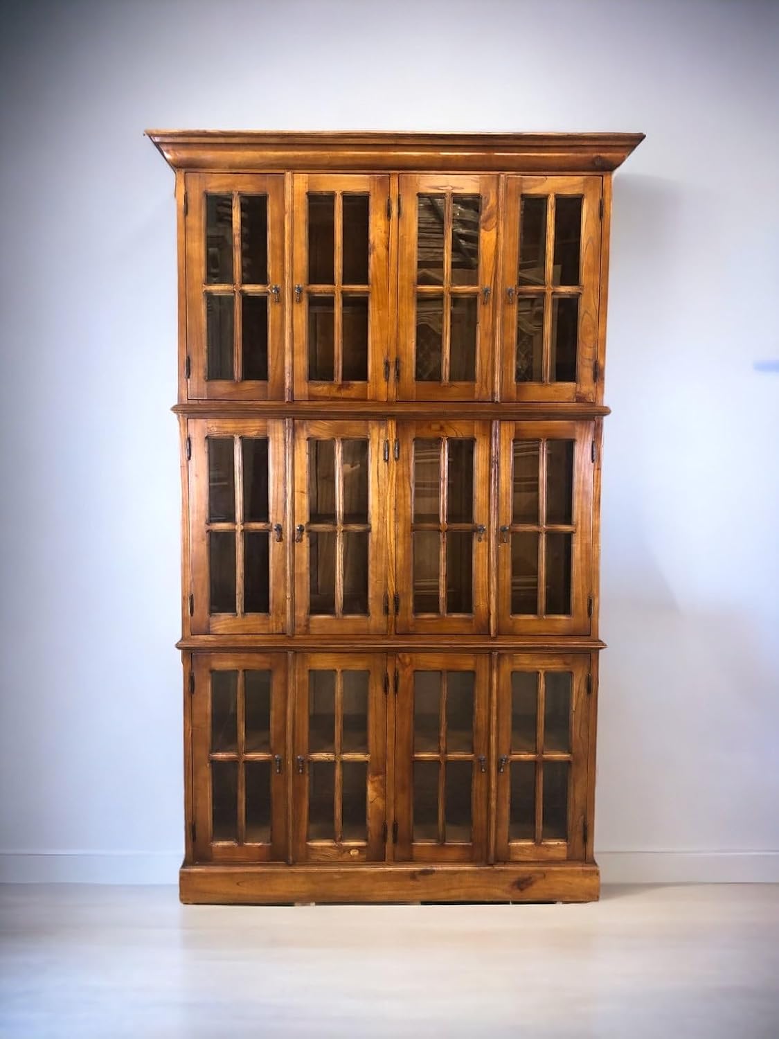 Bookcase, Farmhouse Furniture for Home Office, Easy Assembly(BROWN)