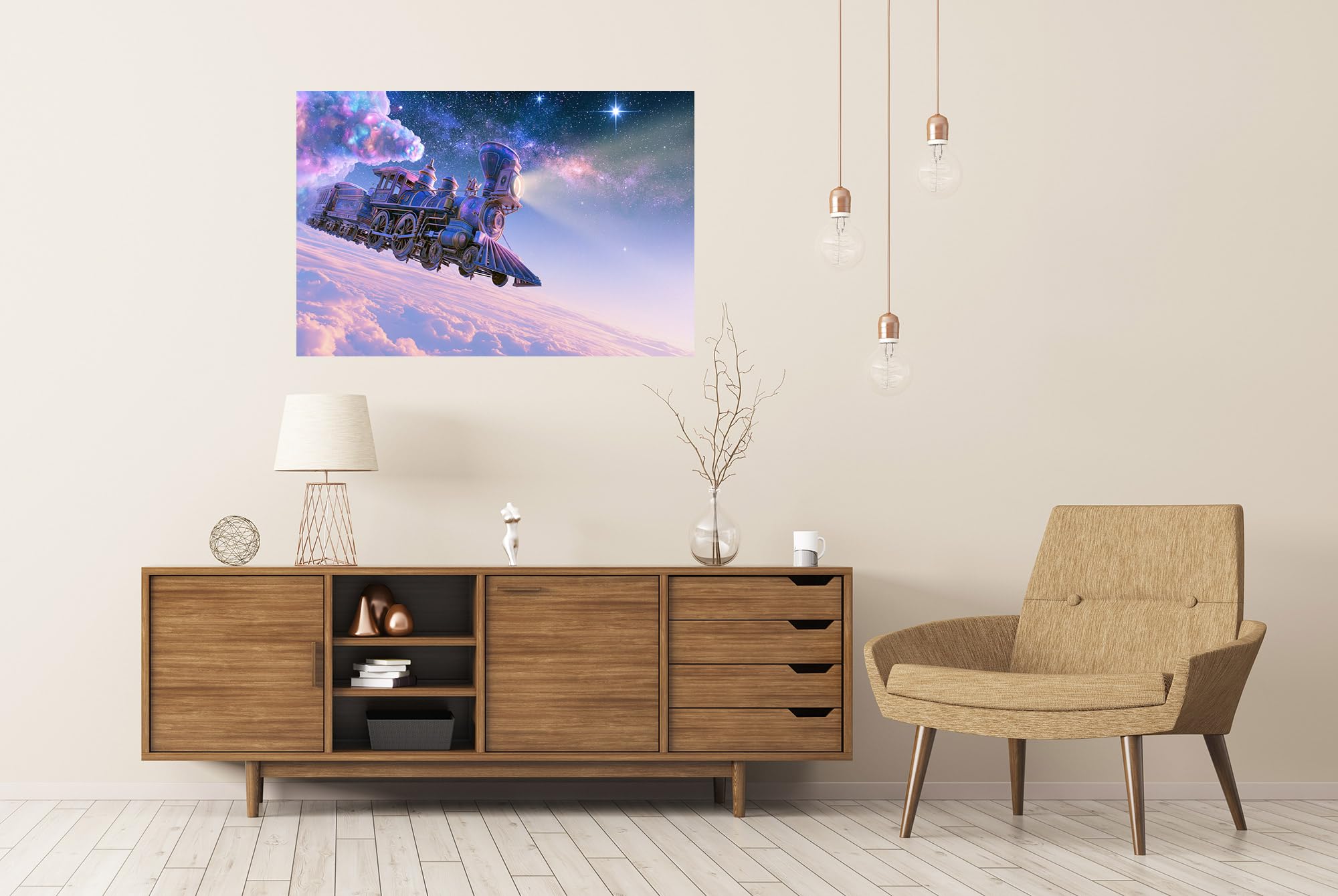 islandburner Póster de sala de estar para amantes de la fantasía, tamaño grande