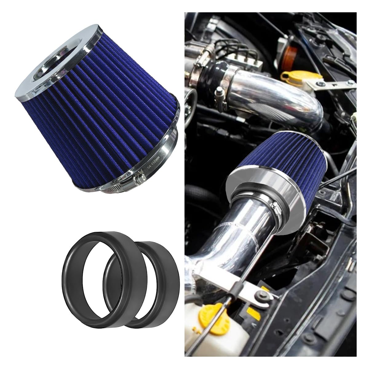 LAINLOY Universal Clamp-On Air Intake Filter