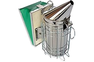 Foxhound Bee Co Stainless Steel 11-inch Smoker For Top Bar Beekeeping