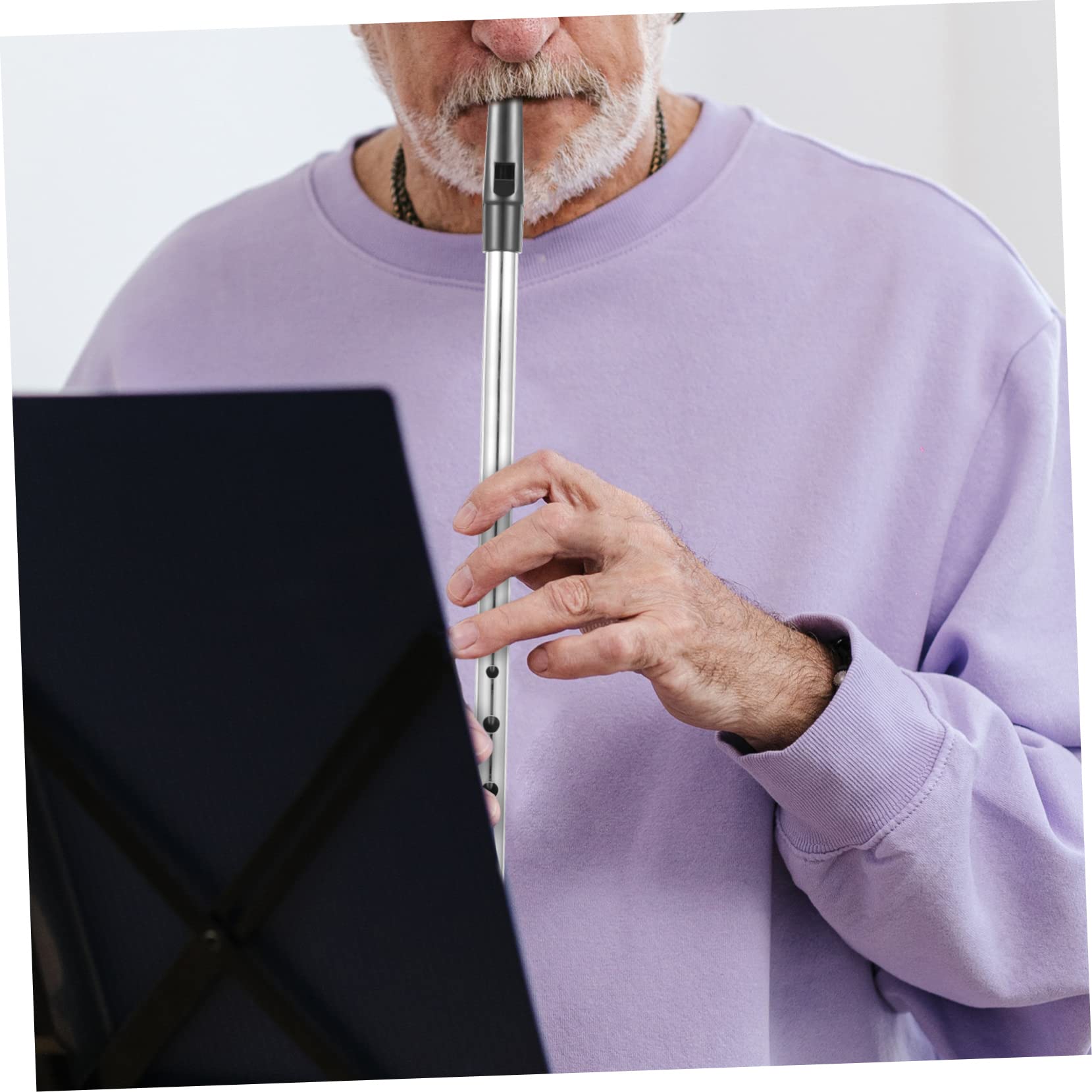 TOYANDONA 2pezzi Flauto Irlandese in Metallo c Principianti e Intermedi Strumento Musicale Facile Da Suonare Adatto Tutti Colore Elegante Per Occasioni Diverse