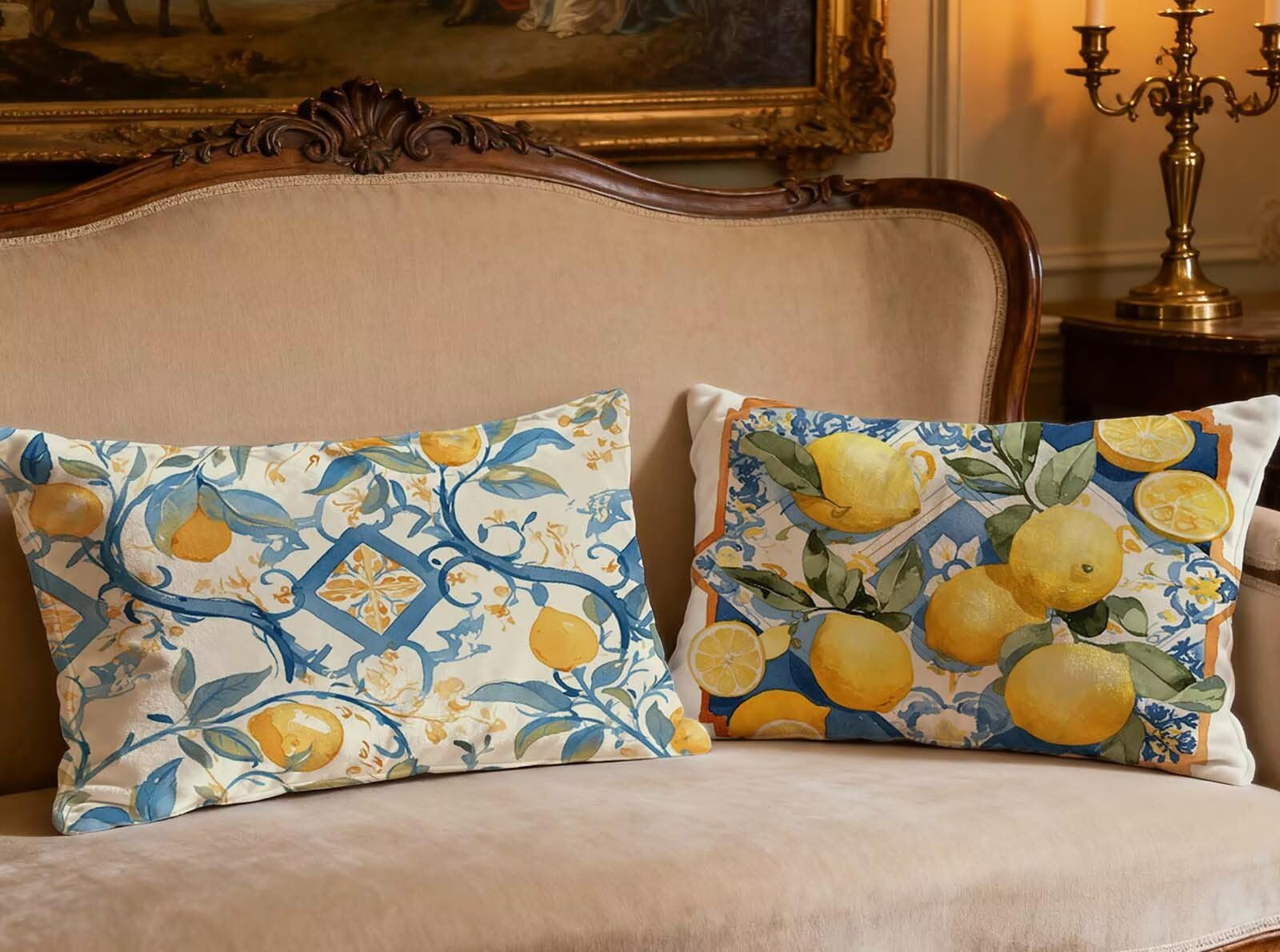 Housse de coussin 70x90cm en velours pour rénover vos vieux oreillers de canapé ternes