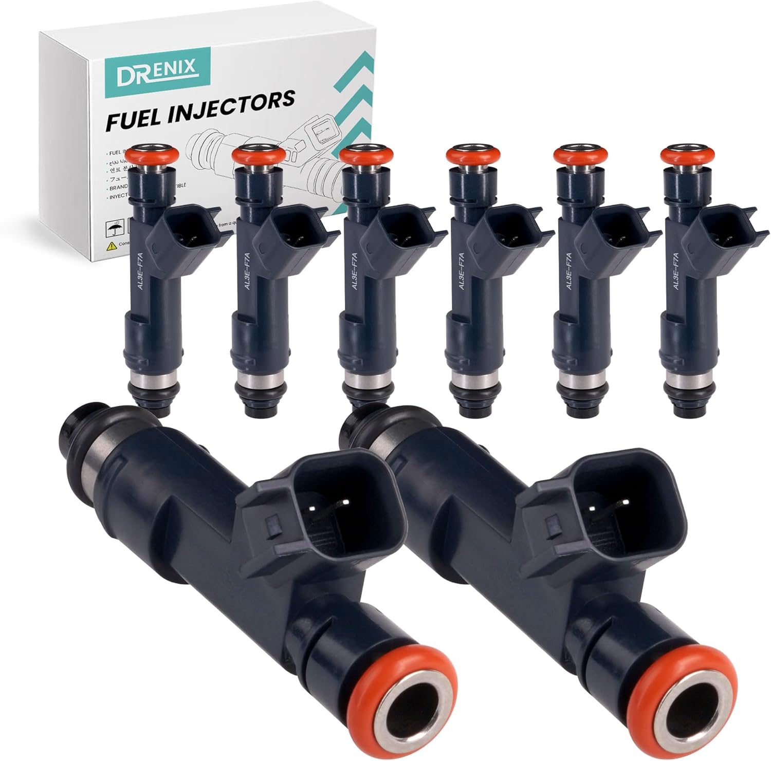 Fuel Injectors Fits for-Ford 2010-2014 F150 6.2L V8, 2011-2015 F250 Super Duty 6.2L V8, 2011-2015 F350 Super Duty 6.2L V8 AL3E-F7A FJ1166 8PCS