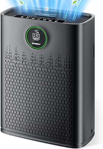 HAP603 - Purificadores de aire para habitaciones grandes del hogar, cubren hasta 2400 pies cuadrados con filtro HEPA verdadero, modo inteligente,