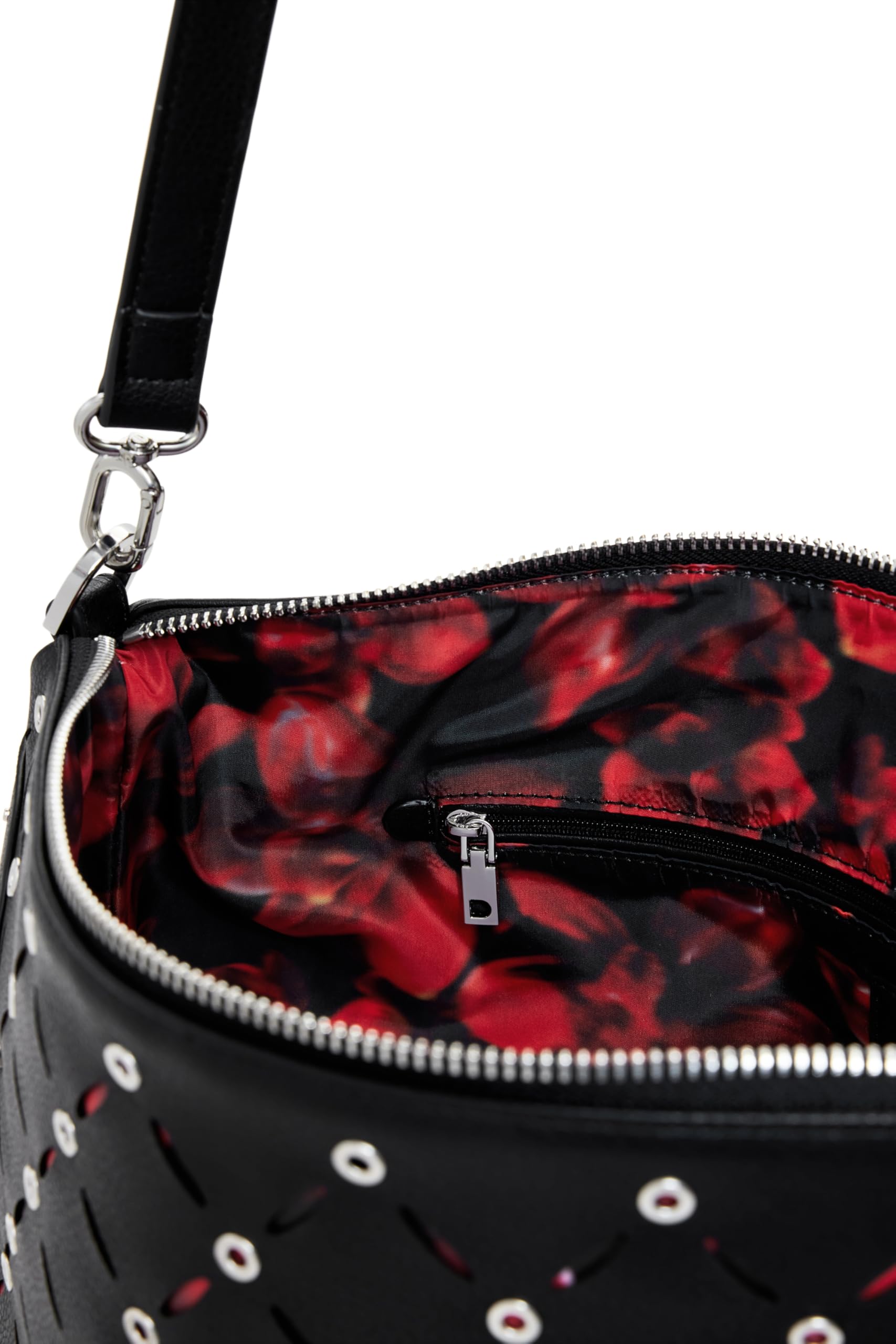 Desigual borsa a tracolla Leiria Yankee Shoulder Bag Black nero