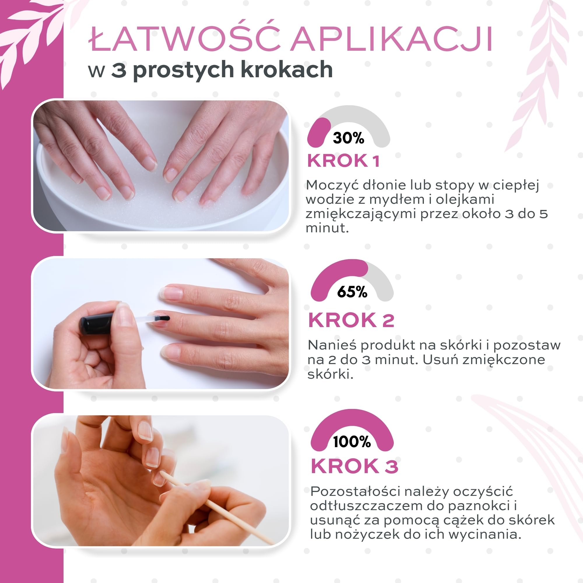Cutiway profesjonalny środek do usuwania skórek do paznokci, 12 ml, skuteczny środek do usuwania skórek i pedicure