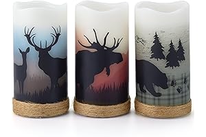 CANDLE IDEA Christmas Deer Candles