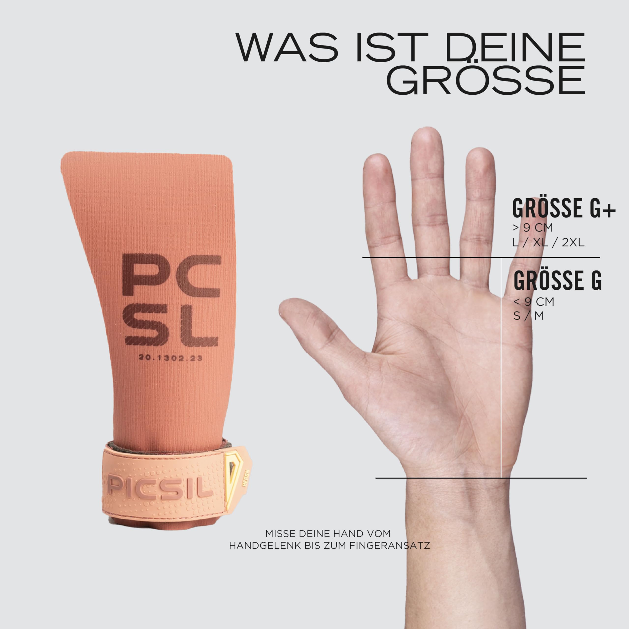 PICSIL Heron Hand Grips Aramidfasern Handschutz für WOD Cross-Training Calisthenics