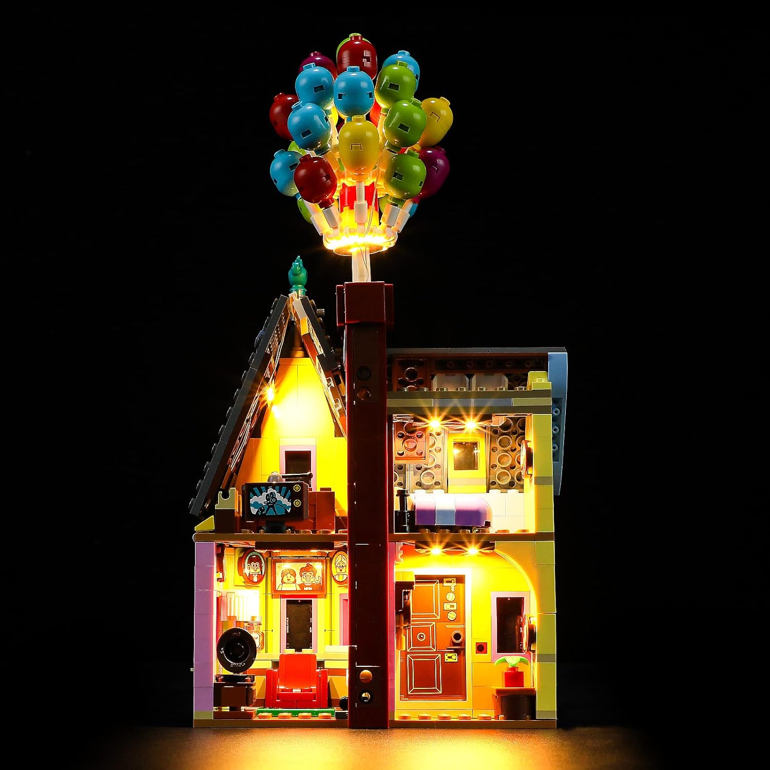 GEAMENT LED Light Kit Compatible with Lego Up House - for 43217 Model Set (Model Set Not Included)