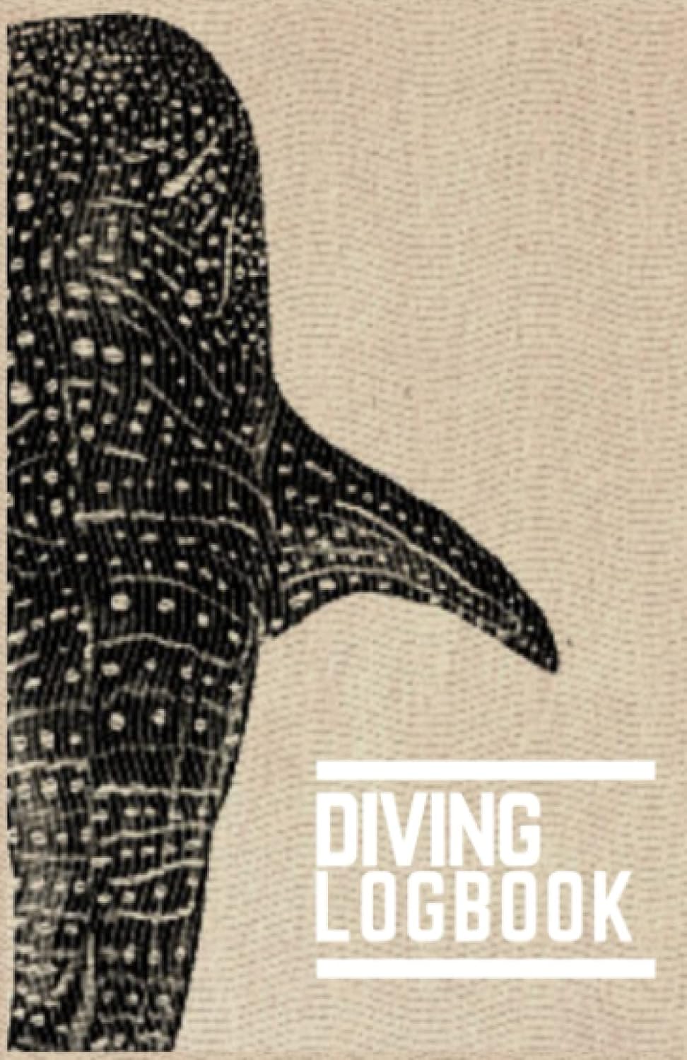 Diving Logbook Scuba diver log book with whale shark pattern design