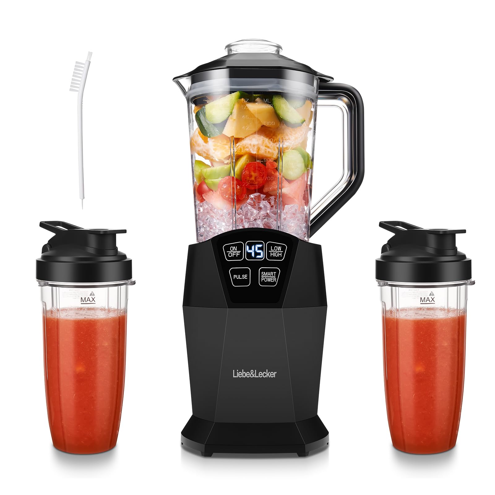 Supkitdin Portable Blender Pesonal Blende With 1200W-Peak-Watts