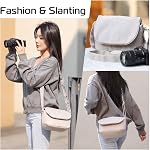 ULANZI Camera Bag, SLR/DSLR Camera Case Professional, Crossbody Photography Small Bag Fashion, Shoulder Bag Compatible for Sony Canon Nikon Mirrorless Camera Splash-Proof Lightweight