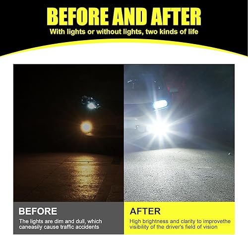 Miniatura 5 de Flygun 2 luces antiniebla LED H3 para automóvil, 24smd 300% más brillante, antiniebla, súper penetrante, bombilla térmica, conductora térmica,