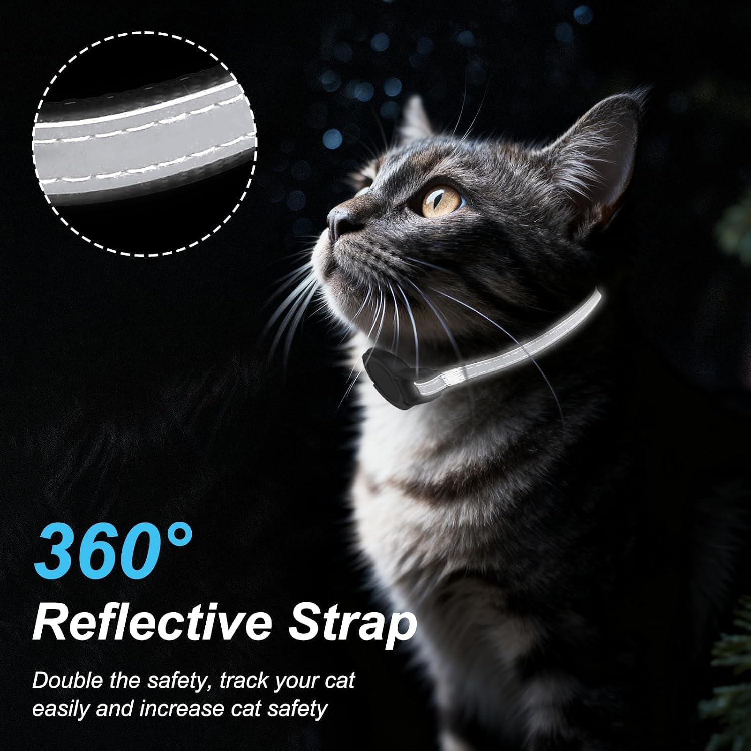 Google Android Cat Tracker Collar (2 Pack), Mini Cat GPS Tracker, Smart Pet Activity Trackers, No Subscription, GPS Cat Collar Certified Finder, Anti-Lost, Finder Tag for Vehicles, Pets, Kids, Items