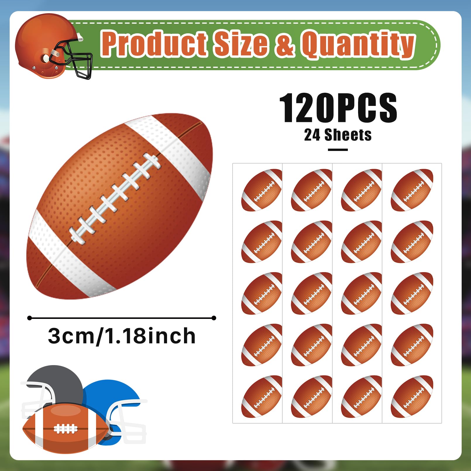 Sodknow 120 Pcs Baseball Party Stickers | Vinyl Water Bottle & Wall Decals | Planner & Reward Stickers For Kids - View #3