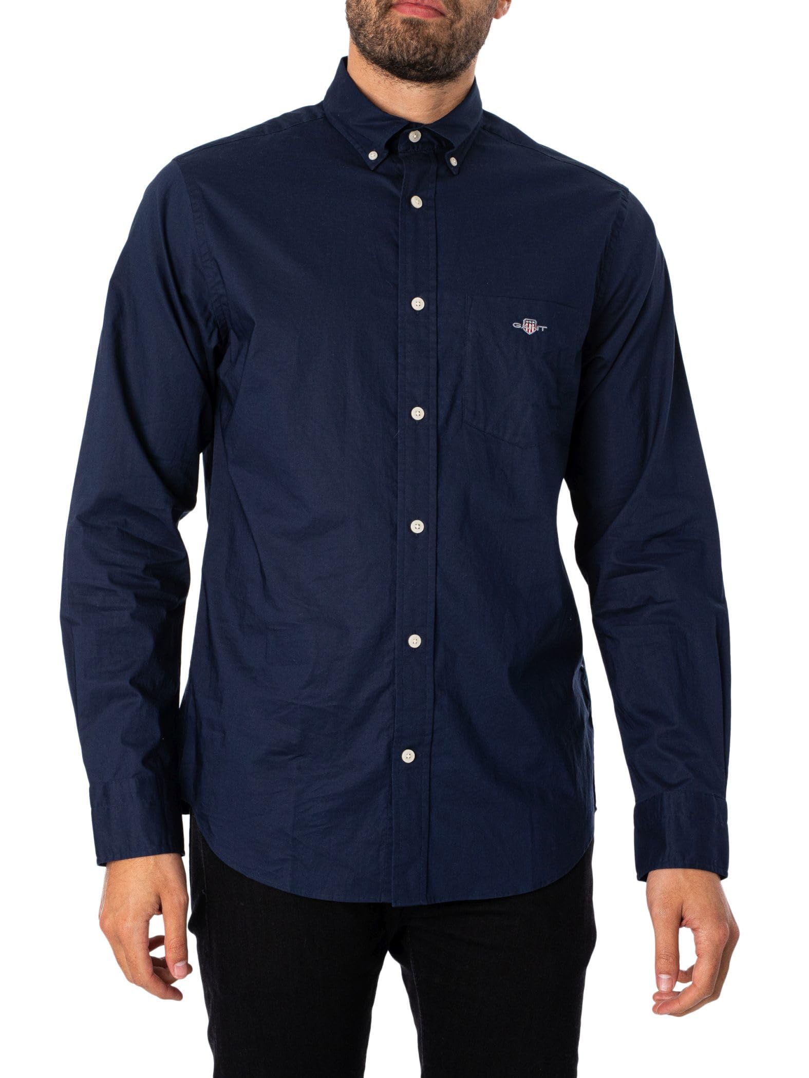 Gant Herren Reg Poplin Banker Bd Hemd
